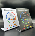 Soporte NFC 13.56 MHz para reseñas Google de mesa
