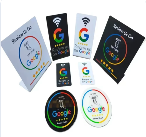 Soporte NFC 13.56 MHz para reseñas Google de mesa